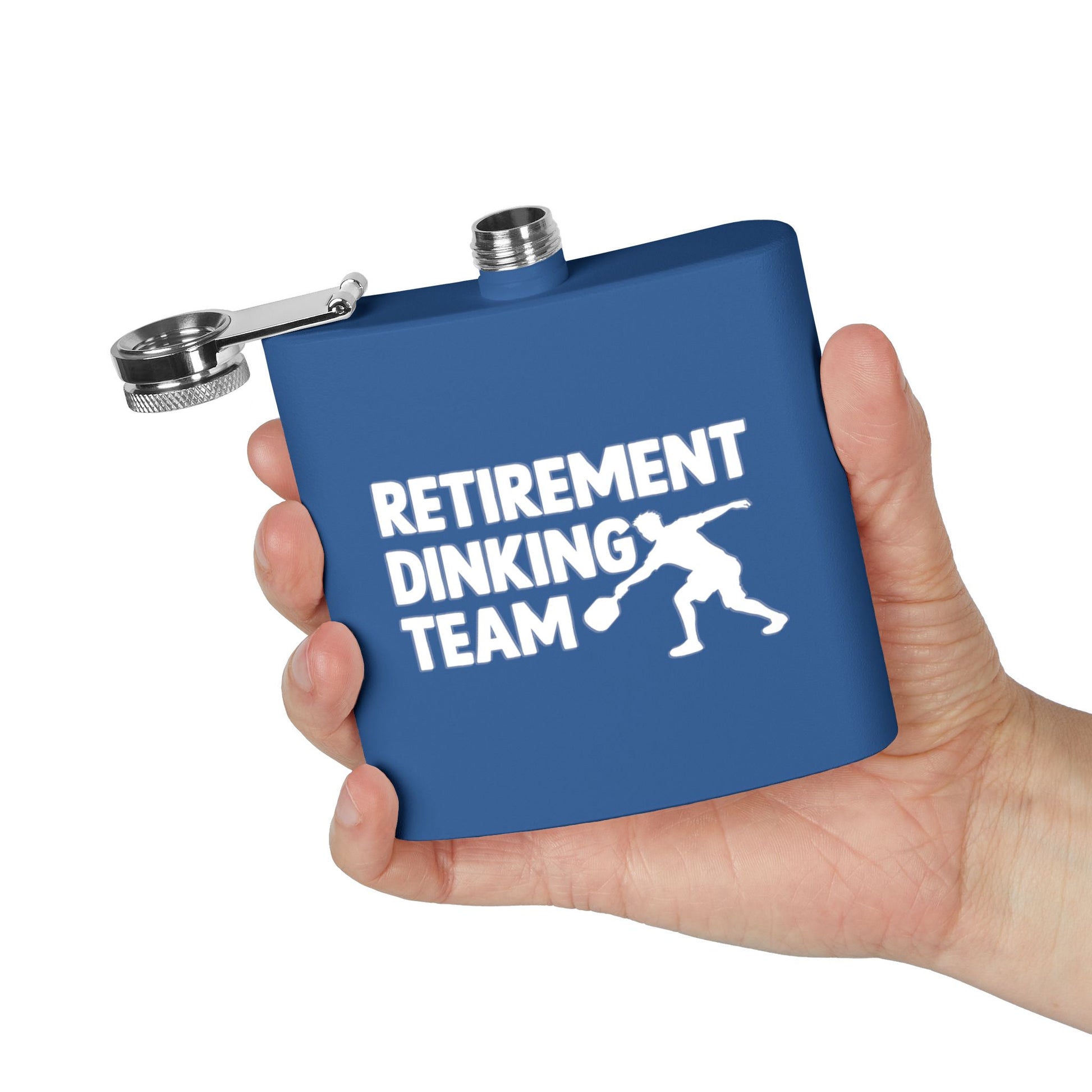 Pickleball Sporty Flask - Retirement Dinking Team