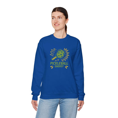 Women's Fun Pickleball Sweatshirt - Pickleball Energy