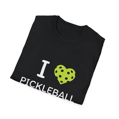 Women's Funny Pickleball T-Shirt - Heart
