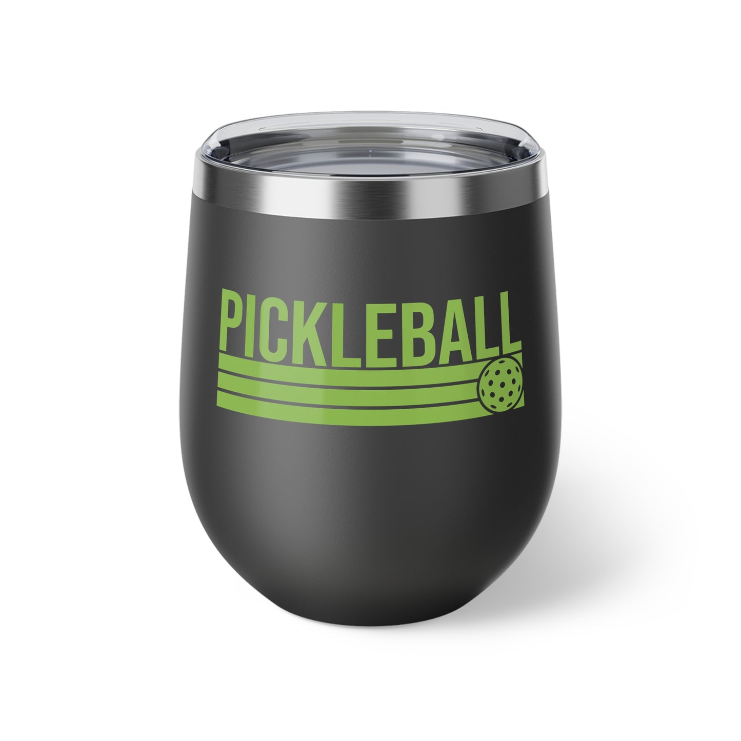 Pickleball Stylish Cup - Pickleball Bold Black