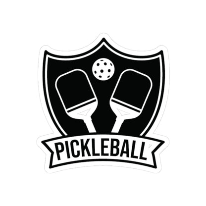 Pickleball Stylish Stickers - Pickleball Logo 2" × 2"