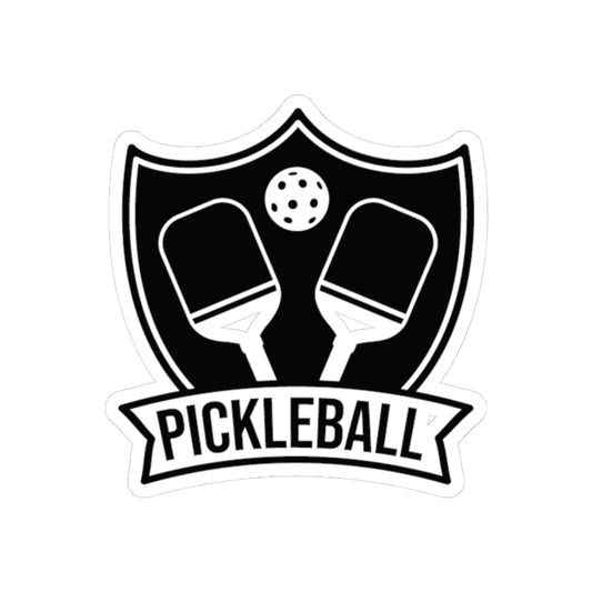 Pickleball Stylish Stickers - Pickleball Logo 2" × 2"