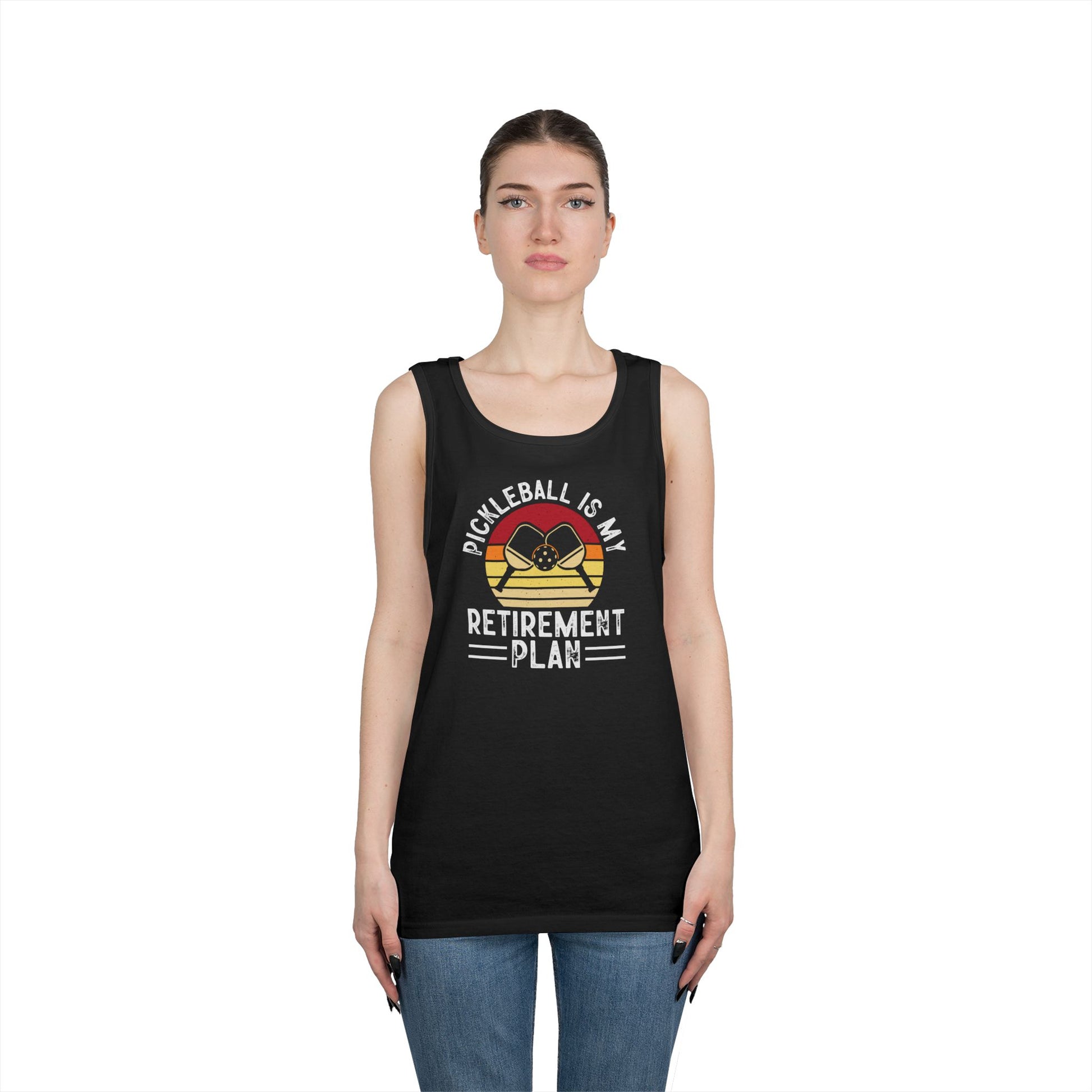 Women's Unique Pickleball Tank Top - Pickleball Is My Retirement Plan