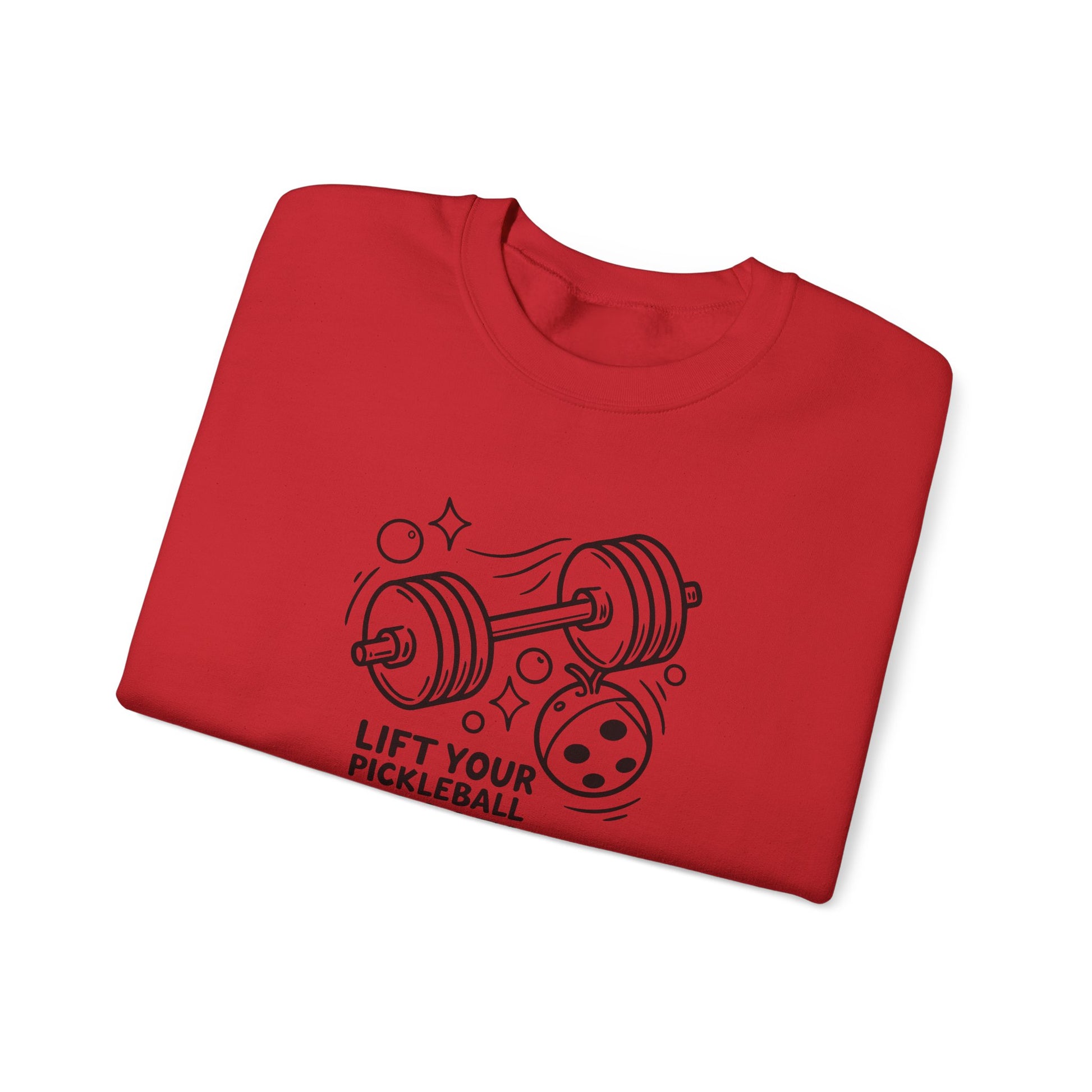Men's Energetic Pickleball Sweatshirt - Lift Your Pickleball Game