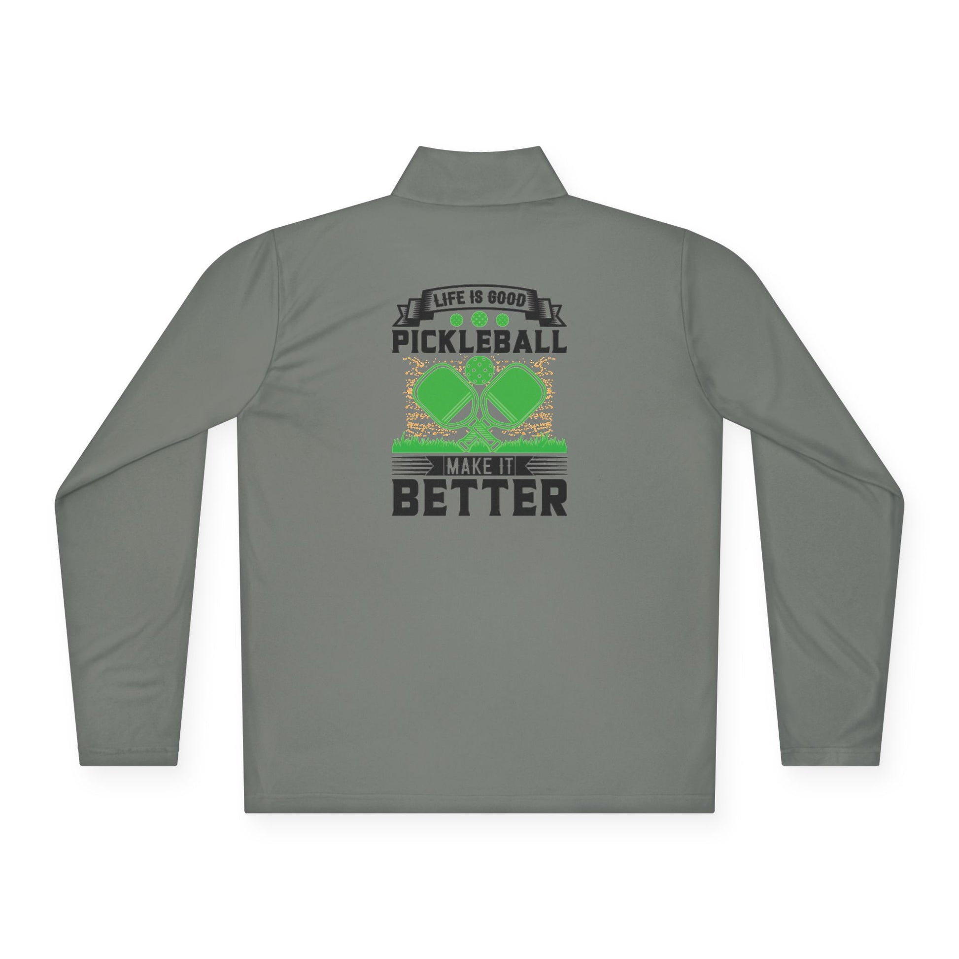 Men's Pickleball Pullover - Life Is Good Pickleball Make It Better