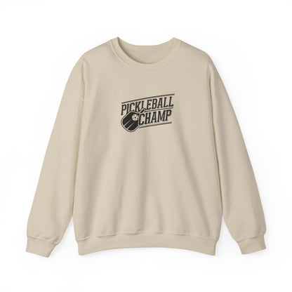 Men's Comfy Pickleball Sweatshirt - Pickleball Champ Beige