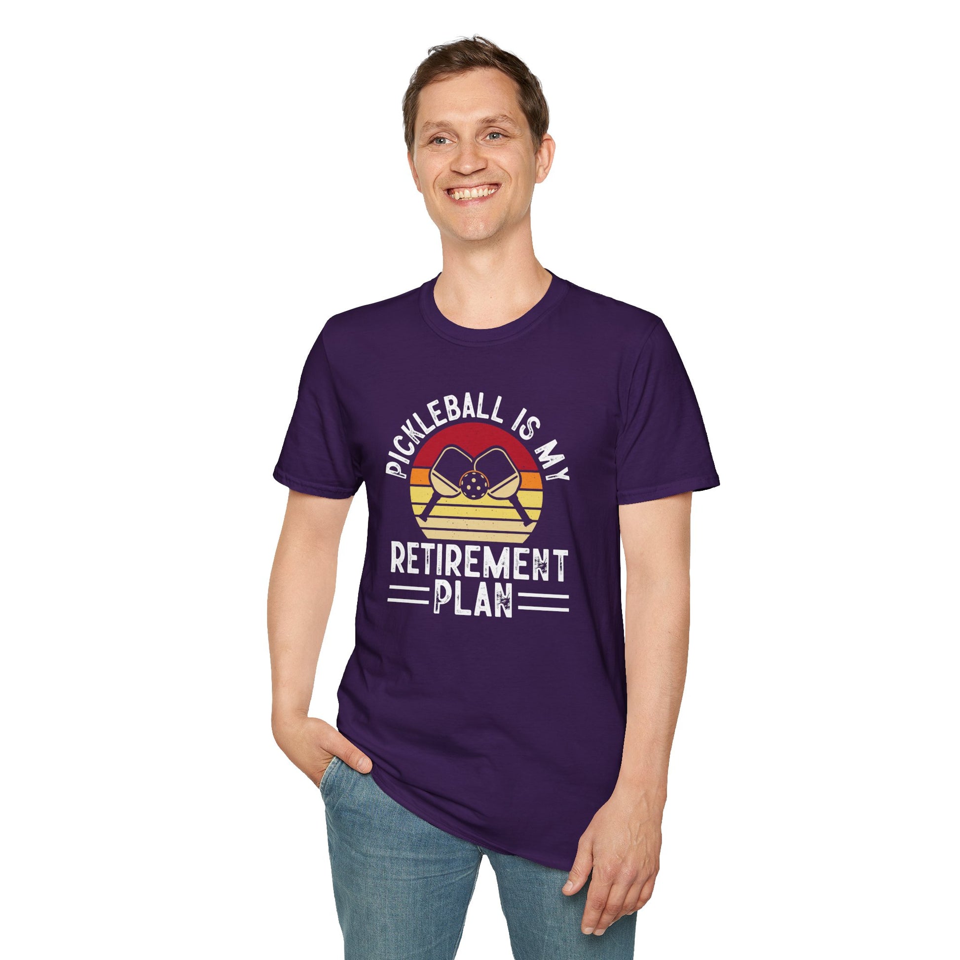 Men's Cool Pickleball T-shirt - Pickleball Is My Retirement Plan