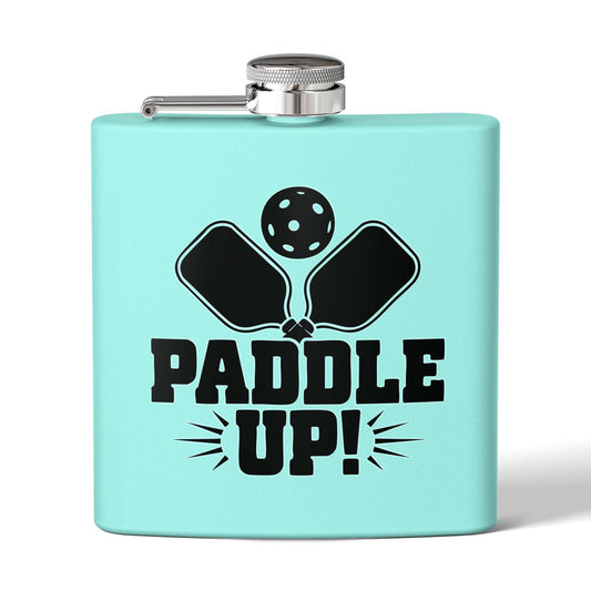 Pickleball Stylish Flask - Paddle Up