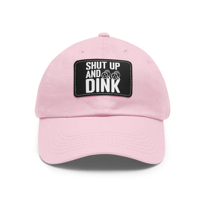 Pickleball Funny Cap - Shut Up and Dink Pink