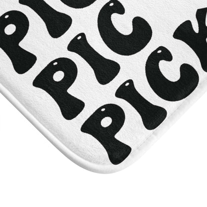 Pickleball Bold Bath mat - pickleball pop