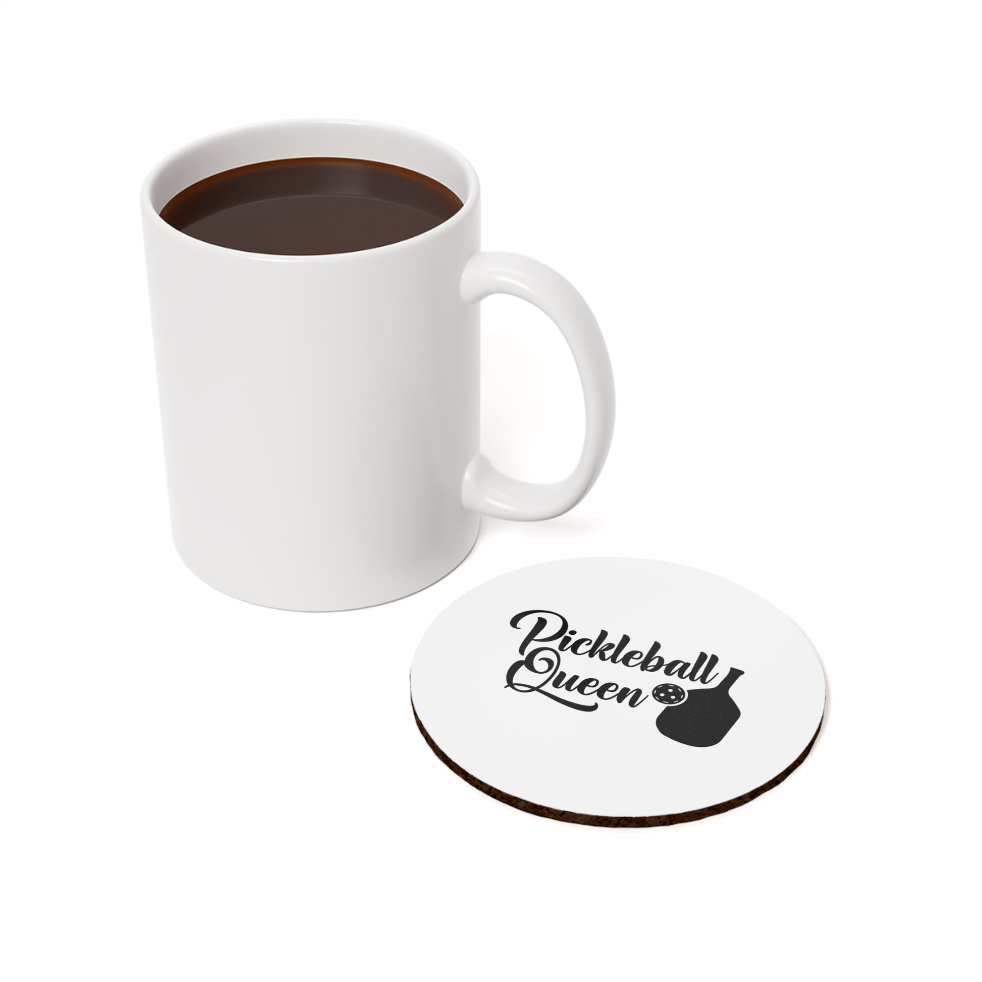 Pickleball Stylish Cork Coaster - Pickleball Queen