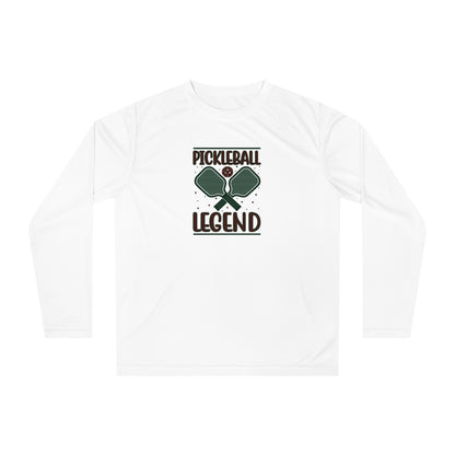 Men's Durable Pickleball Long Sleeves top - Pickleball Legend White