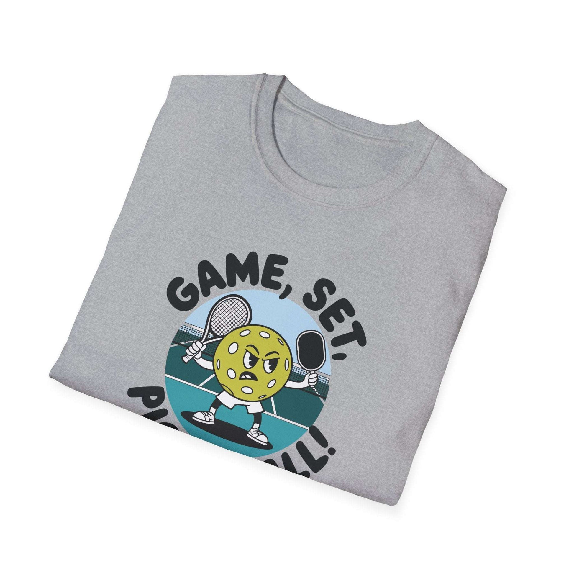 Men's Soft Pickleball T-shirt - Game, Set, Pickleball