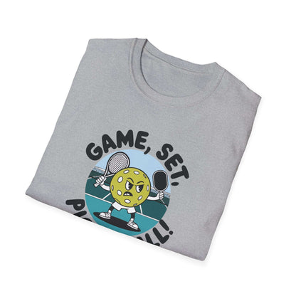 Men's Soft Pickleball T-shirt - Game, Set, Pickleball