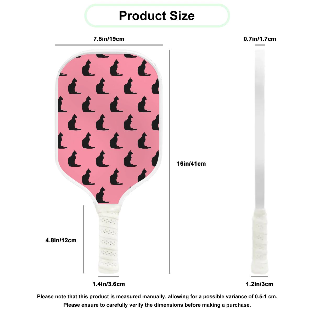 Pickleball Paddle Pink - Cat