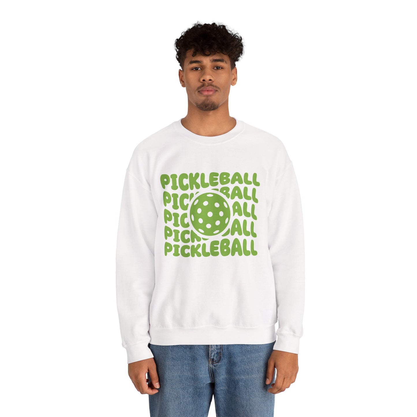 Men's Fun Pickleball Sweatshirt - Pickleball Pop