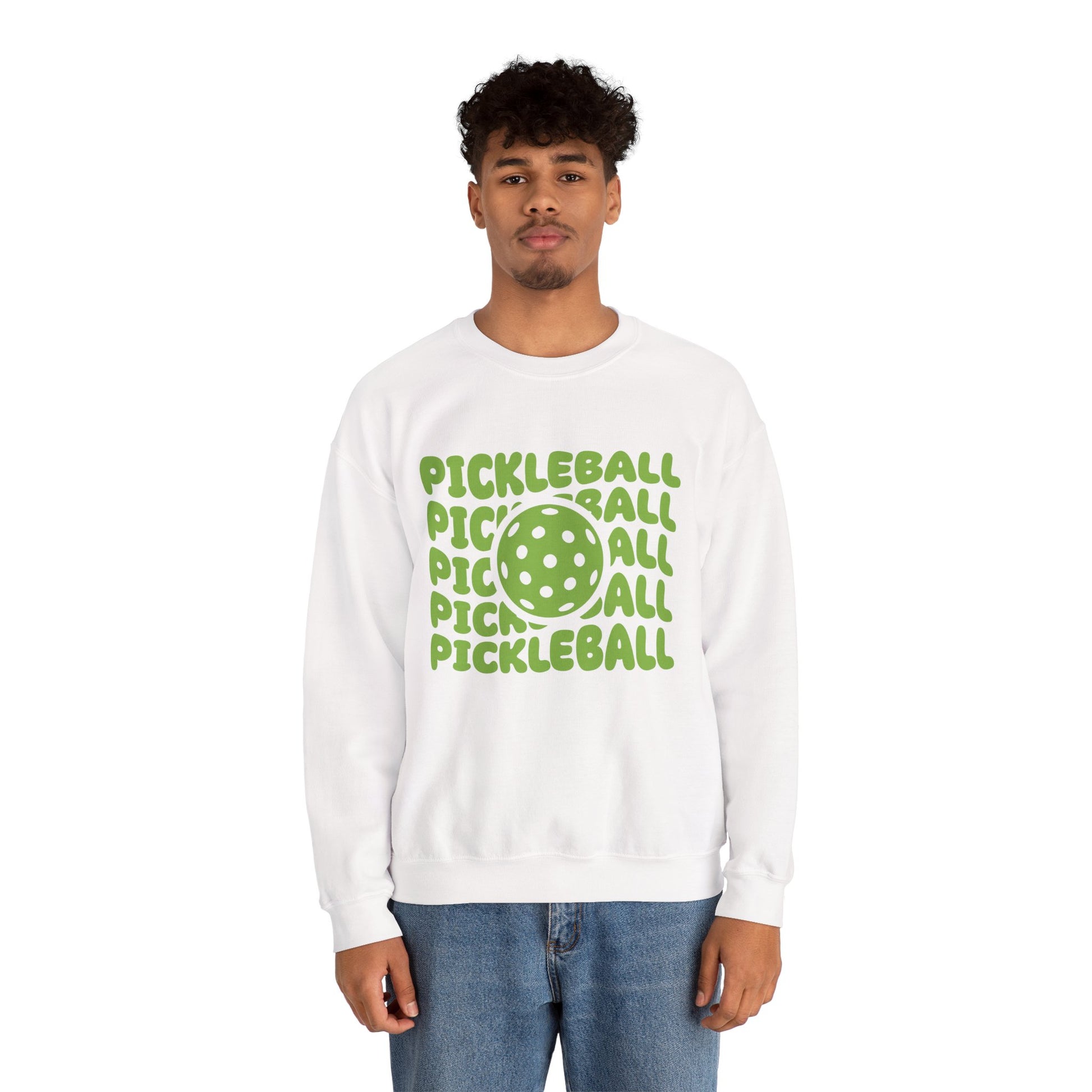 Men's Fun Pickleball Sweatshirt - Pickleball Pop