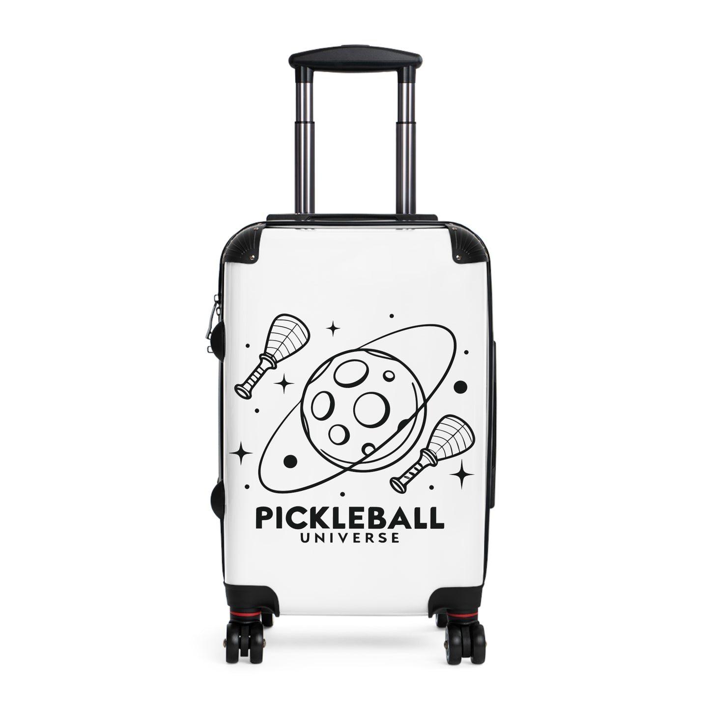 Funny Pickleball Suitcase - Pickleball Universe Black