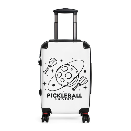 Funny Pickleball Suitcase - Pickleball Universe Black