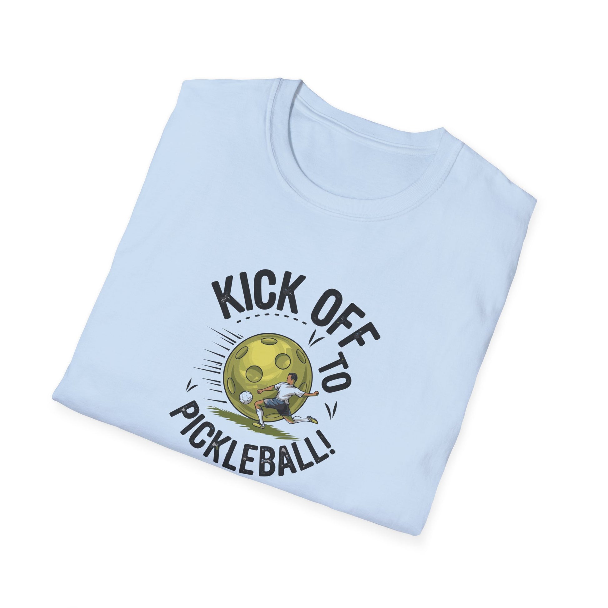 Women's Stylish Pickleball T-shirt - Kick Off to Pickleball