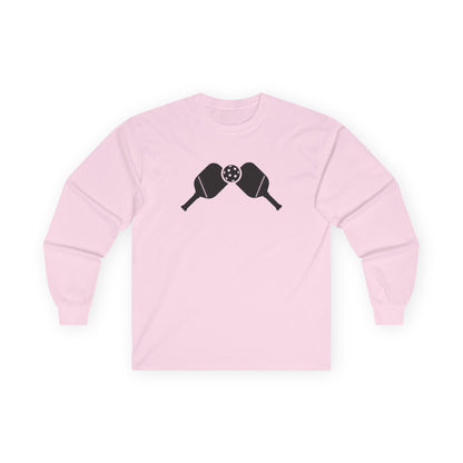 Women's Soft Pickleball Long Sleeves top - Paddles and Ball