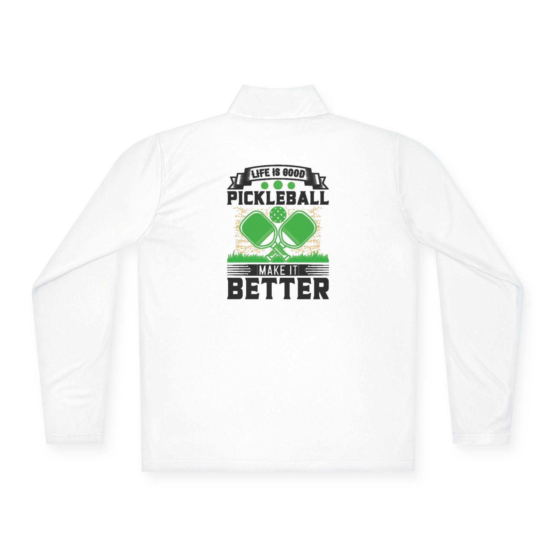 Men's Pickleball Pullover - Life Is Good Pickleball Make It Better