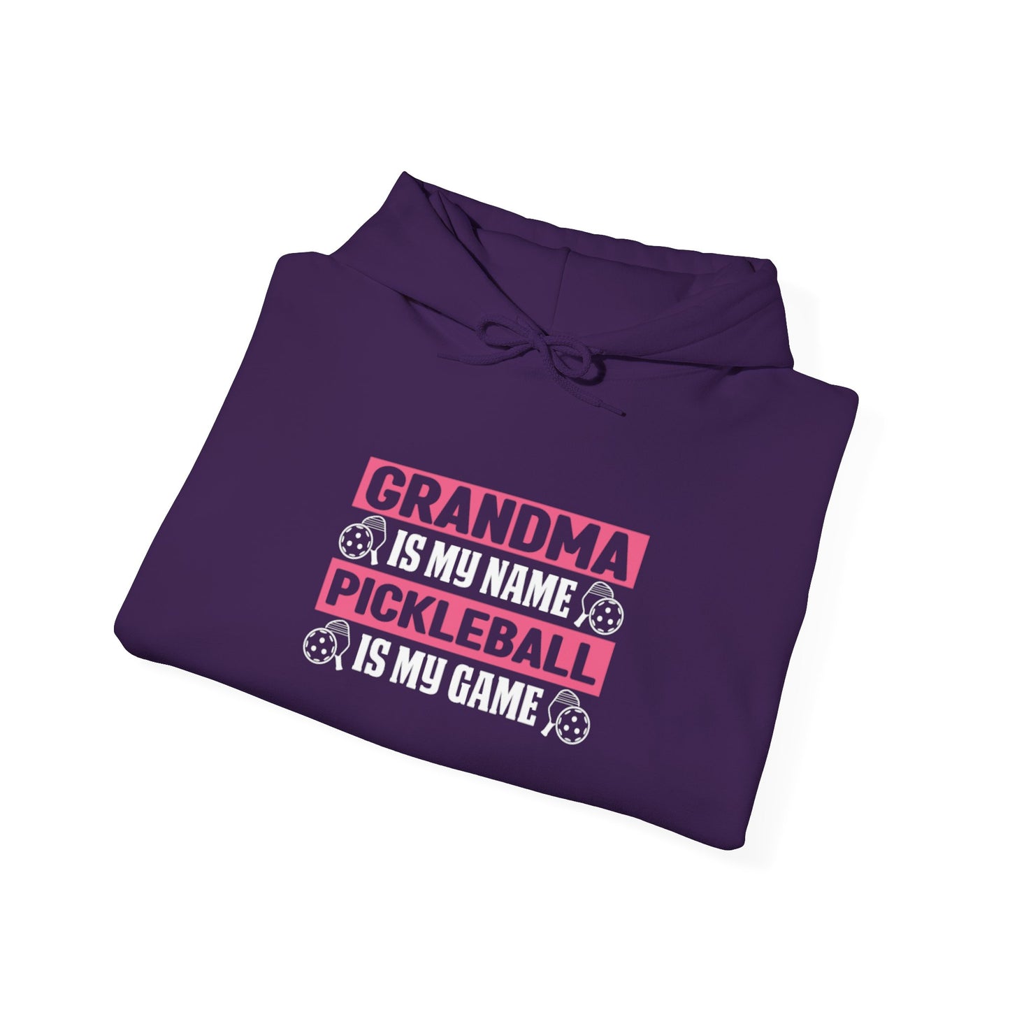 Women's Pickleball Hoodie - Grandma Is My Name Pickleball Is My Game