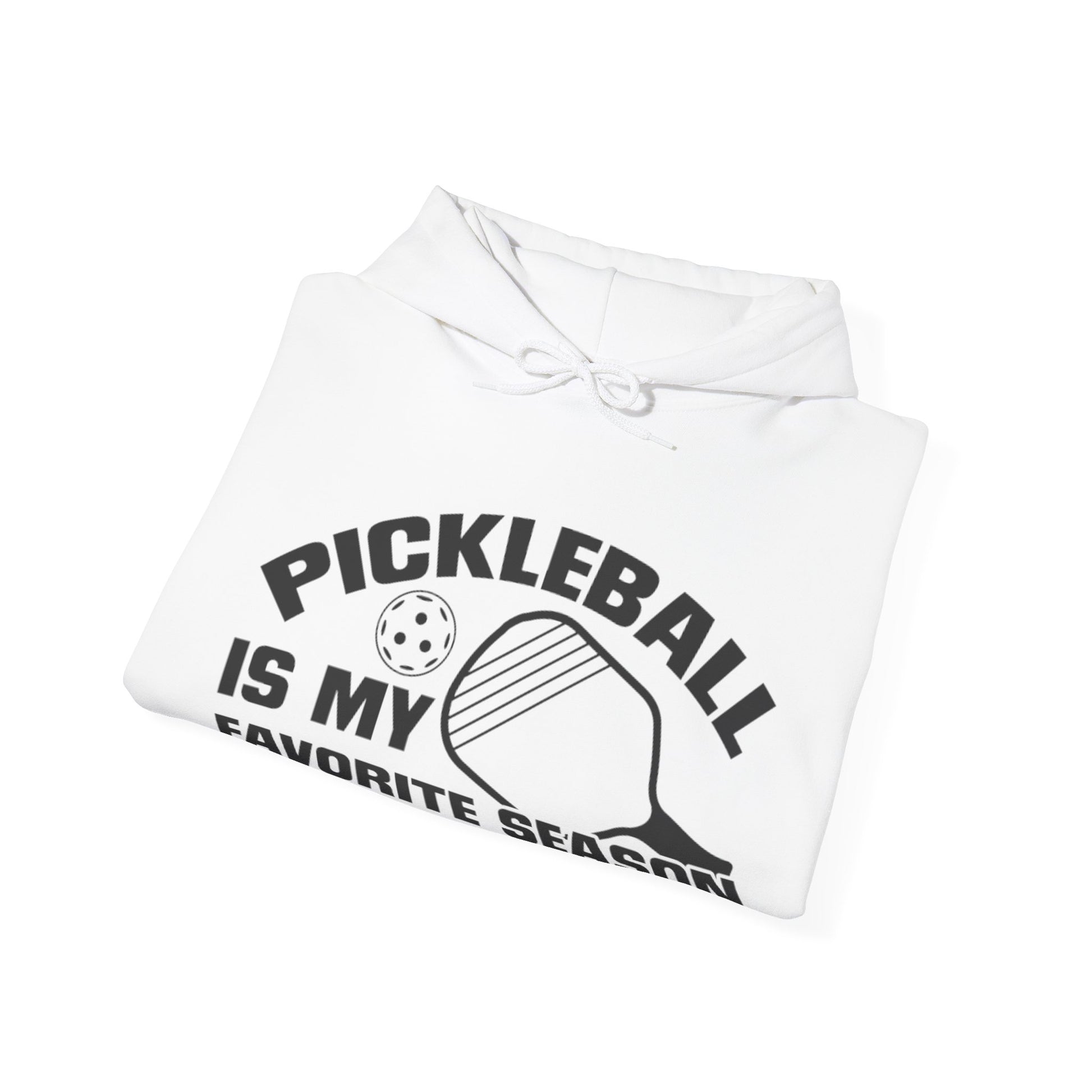 Men's Hilarious Pickleball Hoodie - Pickleball is My Favorite Season