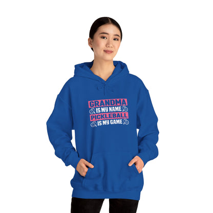 Women's Pickleball Hoodie - Grandma Is My Name Pickleball Is My Game
