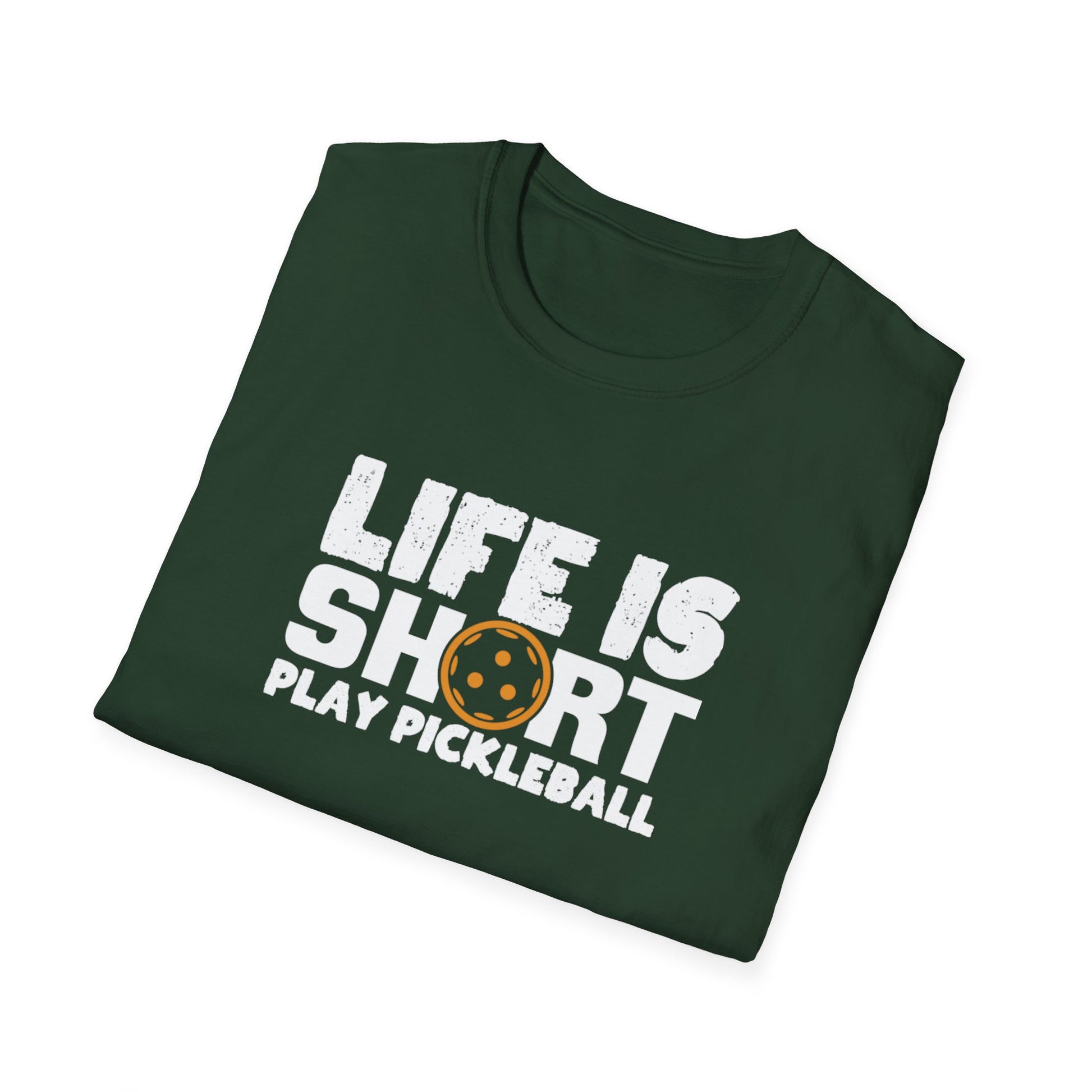 Men's Hilarious Pickleball T-shirt - Life Is Short Play Pickleball