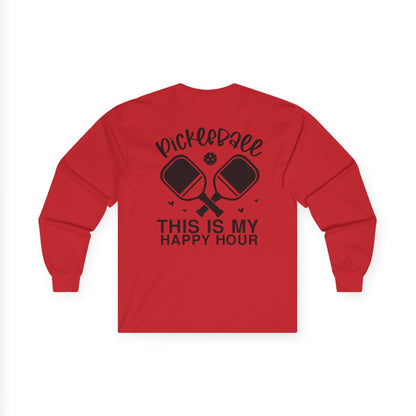 Women's Pickleball Long Sleeves top - Pickleball This Is My Happy Hour