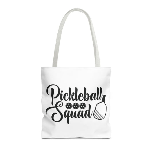 Pickleball Durable Tote Bag - Pickleball squad White
