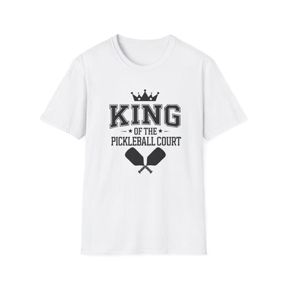 Men's Durable Pickleball T-shirt - Pickleball King White