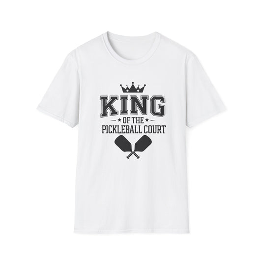 Men's Durable Pickleball T-shirt - Pickleball King White
