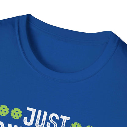 Men's Comfy Pickleball T-shirt - Just One More Game I Promise