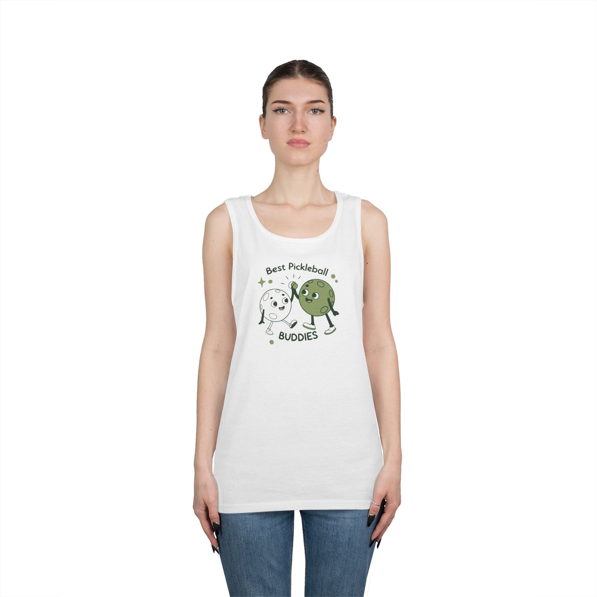 Women's Stylish Pickleball Tank Top - Best Pickleball Buddies
