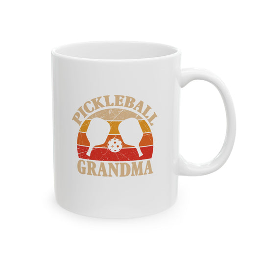 Pickleball Handy Mug - Pickleball Grandma White