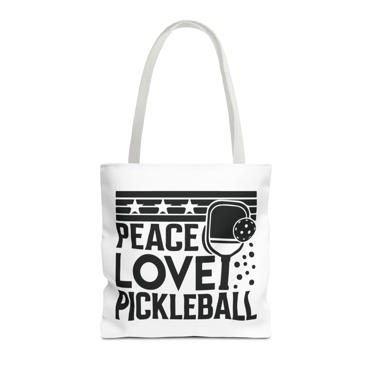 Pickleball Bold Tote Bag - Peace Love Pickleball