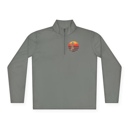 Men's Stylish Pickleball Pullover - Pickleball Sunset Grey
