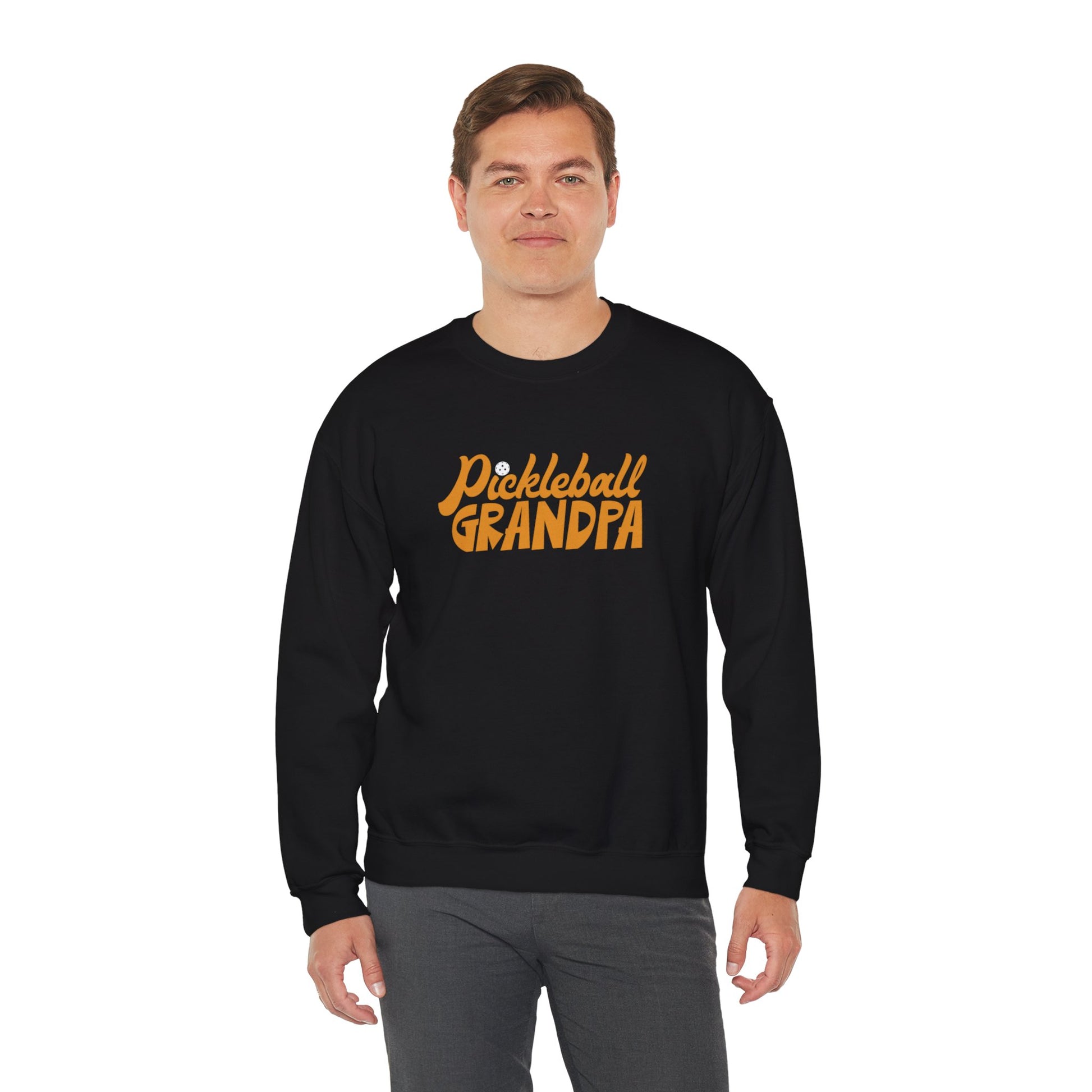 Men's Durable Pickleball Sweatshirt - Pickleball Grandpa