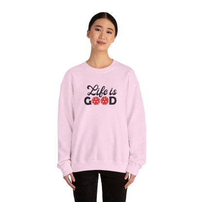 Women's Durable Pickleball Sweatshirt - Life is Good