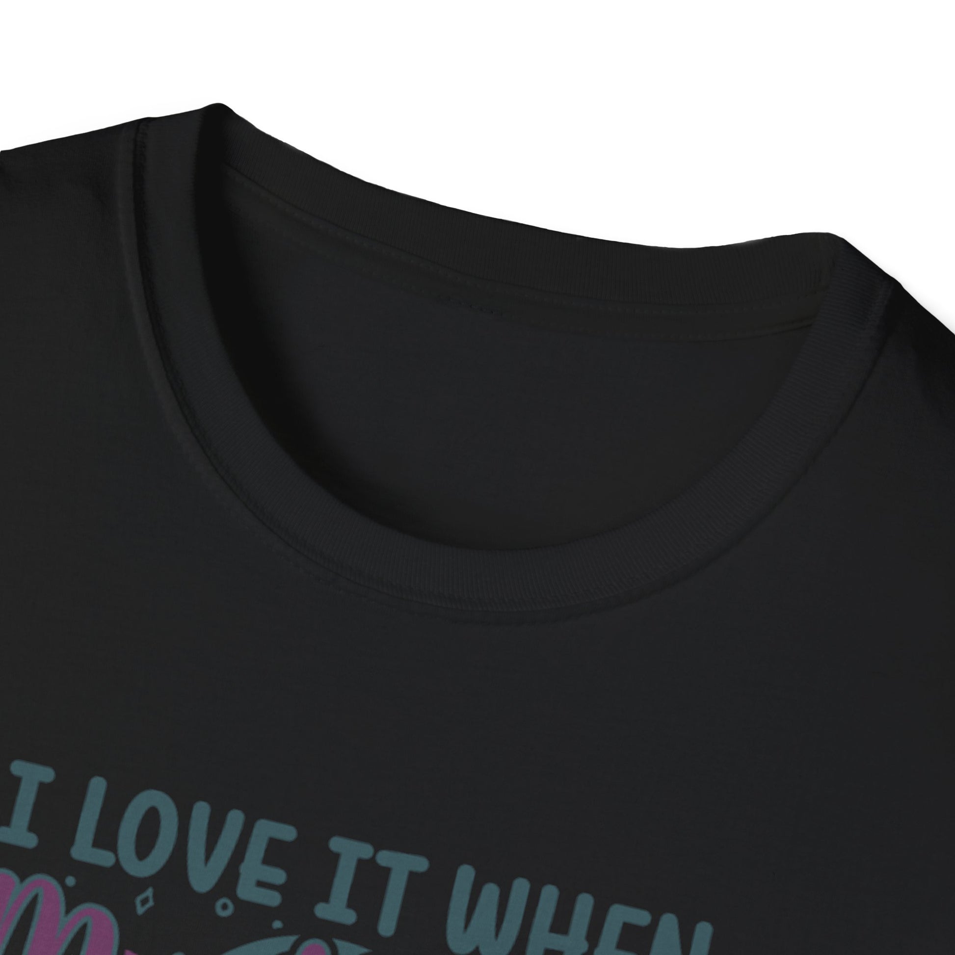 Men's Pickleball T-shirt - I Love When My Wife Lets Me Play Pickleball