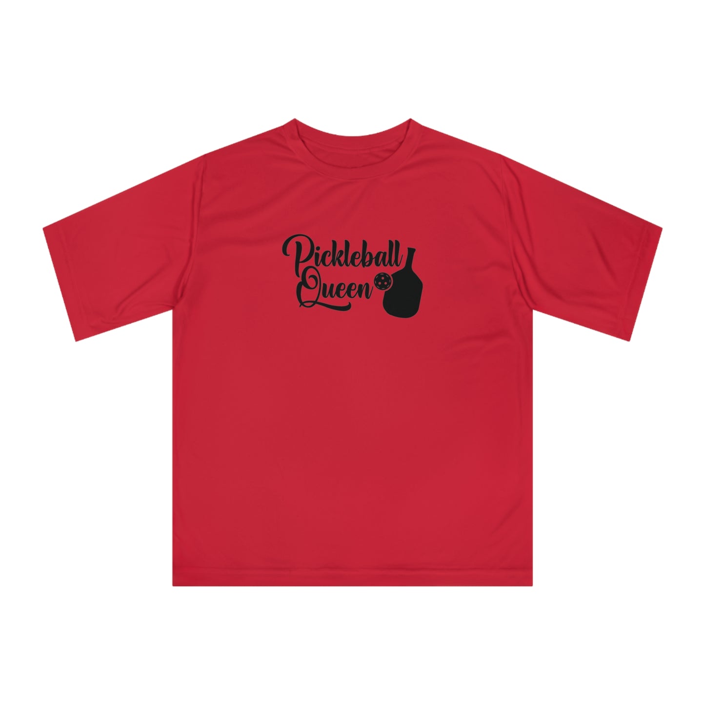Women's Lightweight Pickleball T-shirt - Pickleball Queen Red