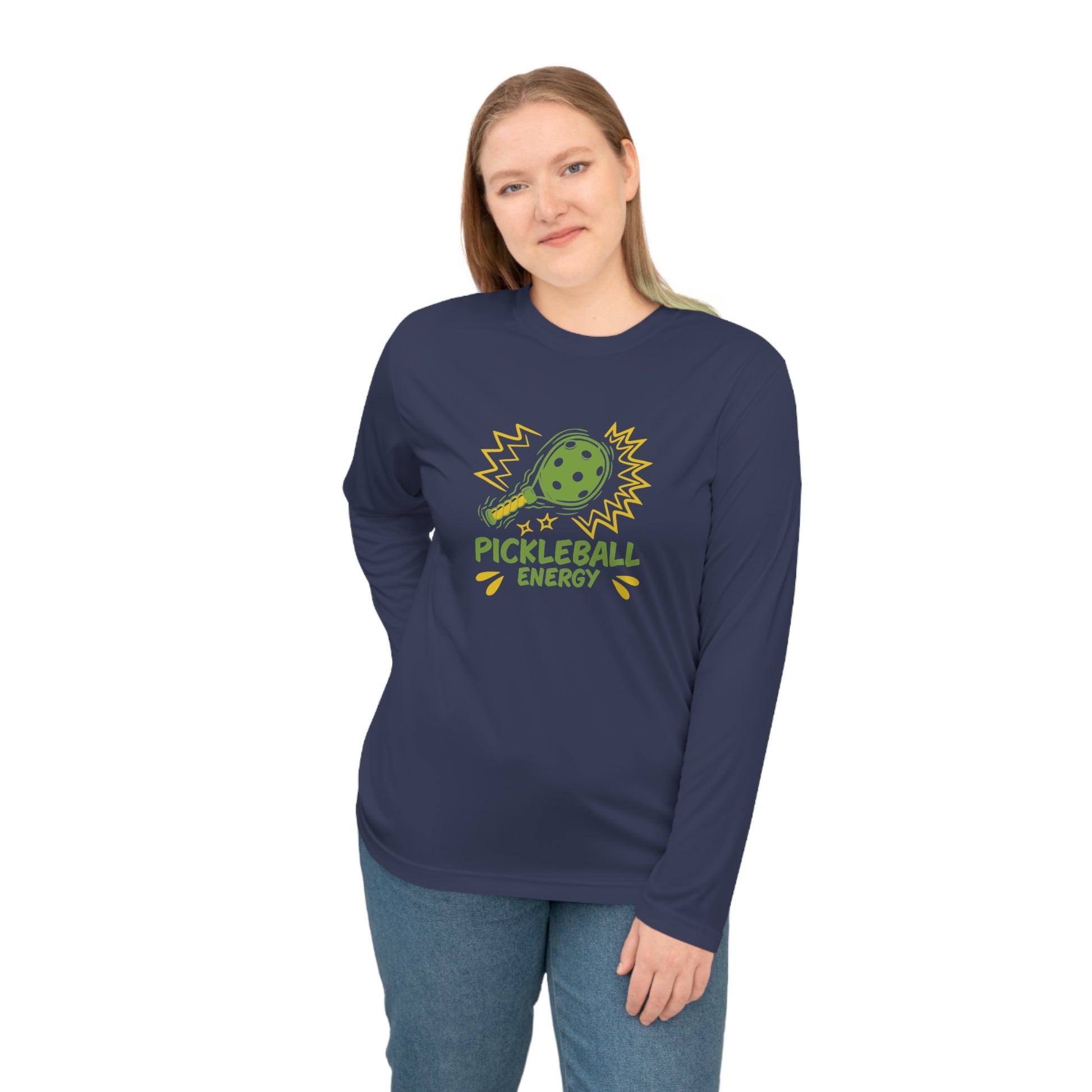 Women's Playful Pickleball Long Sleeves top - Pickleball Energy