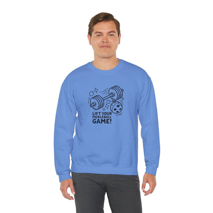 Men's Energetic Pickleball Sweatshirt - Lift Your Pickleball Game