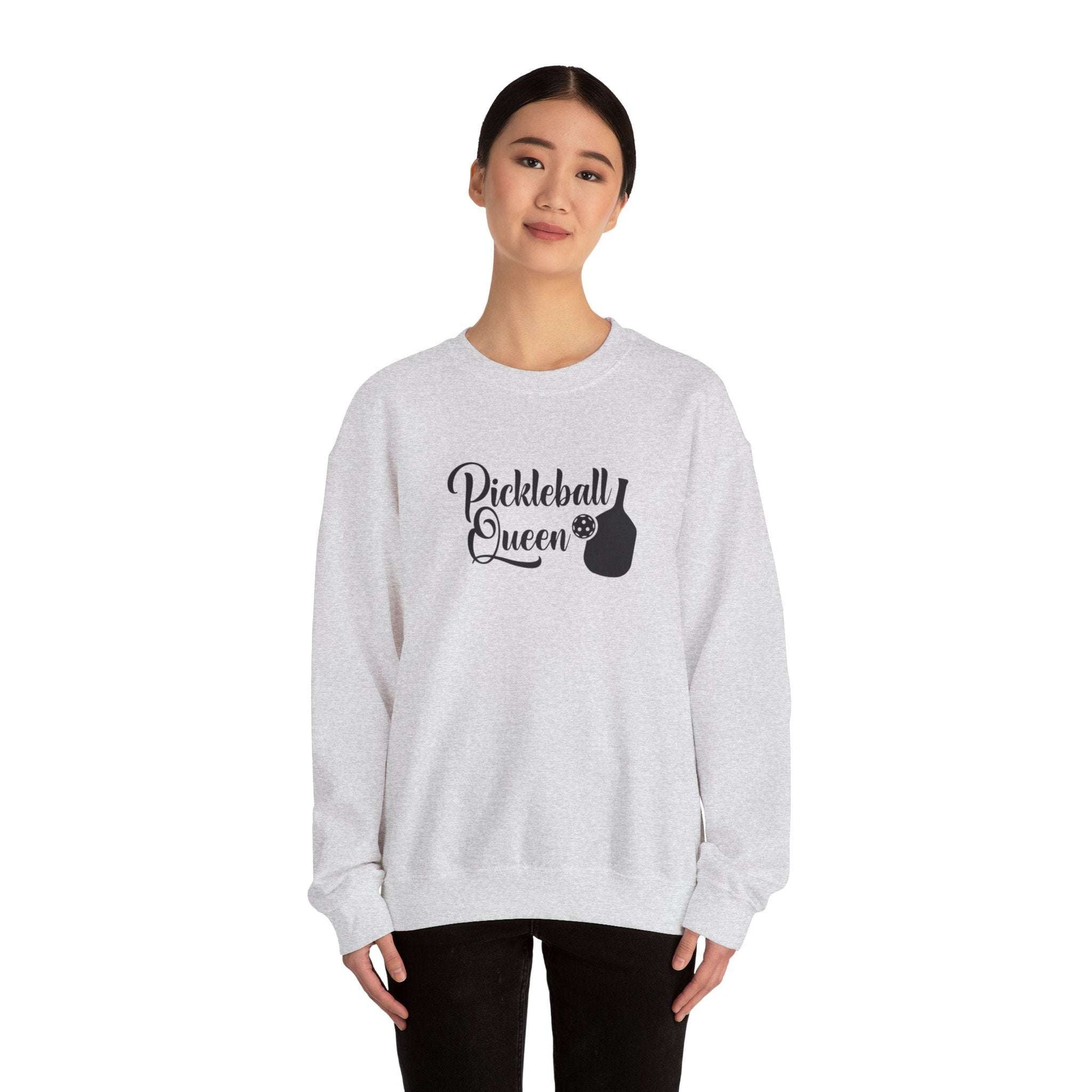 Women's Cute Pickleball Sweatshirt - Pickleball Queen