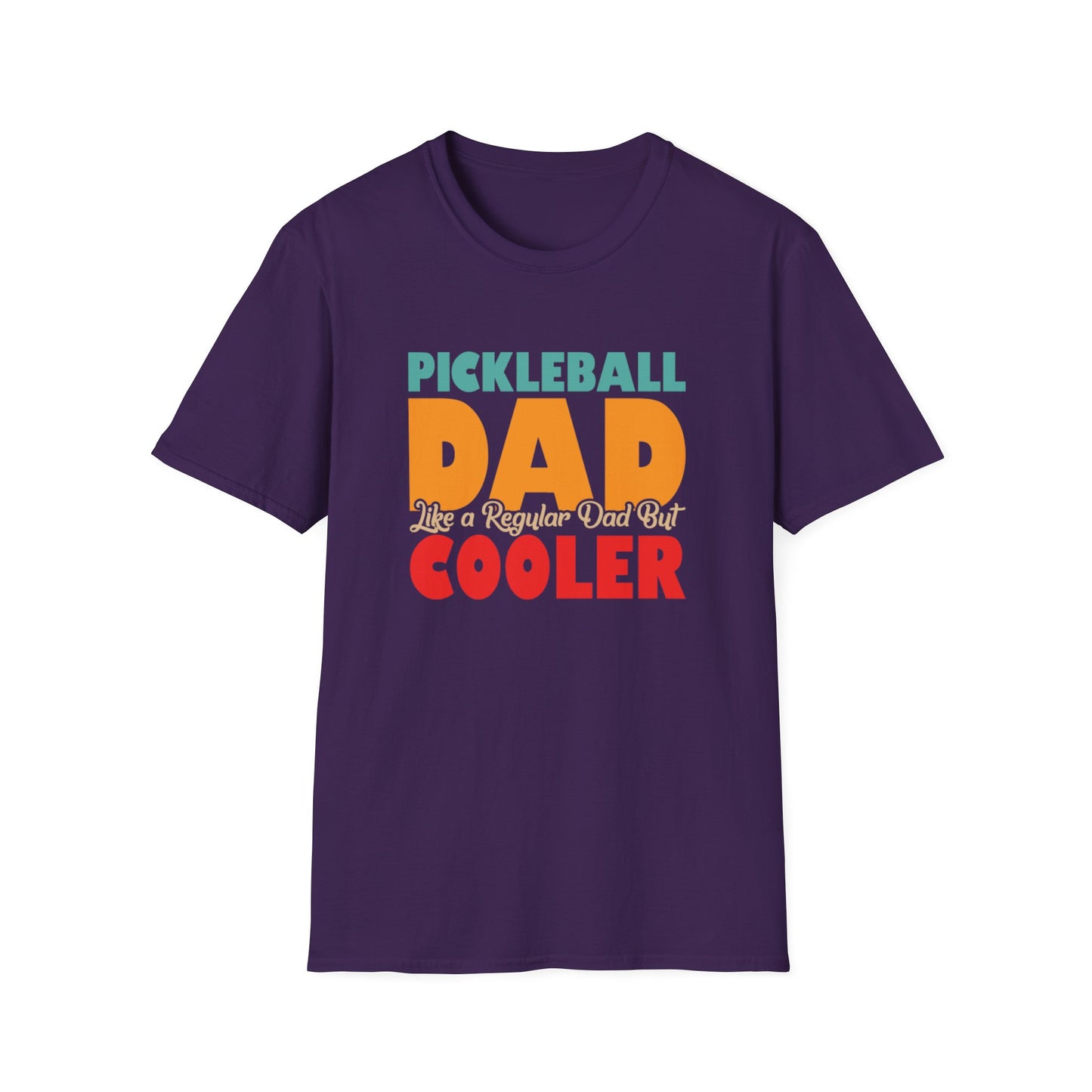 Men's Pickleball T-shirt - Pickleball Dad Like Regular Dad but Cooler