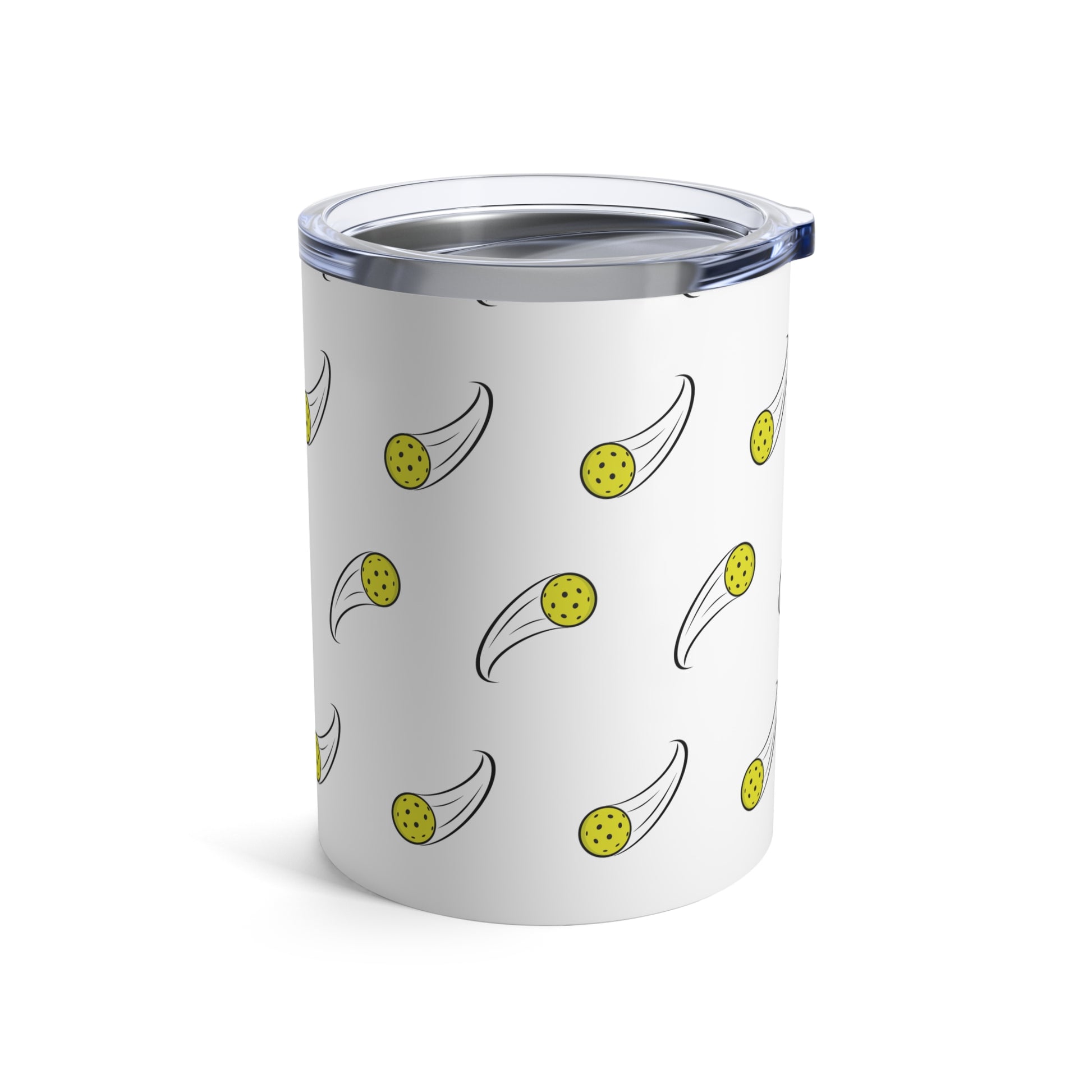 Pickleball Cute Tumbler - Yellow Pickleball Balls