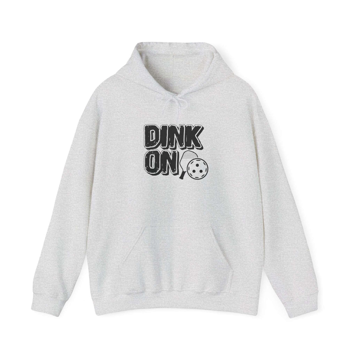Men's Trendy Pickleball Hoodie - Dink On Grey