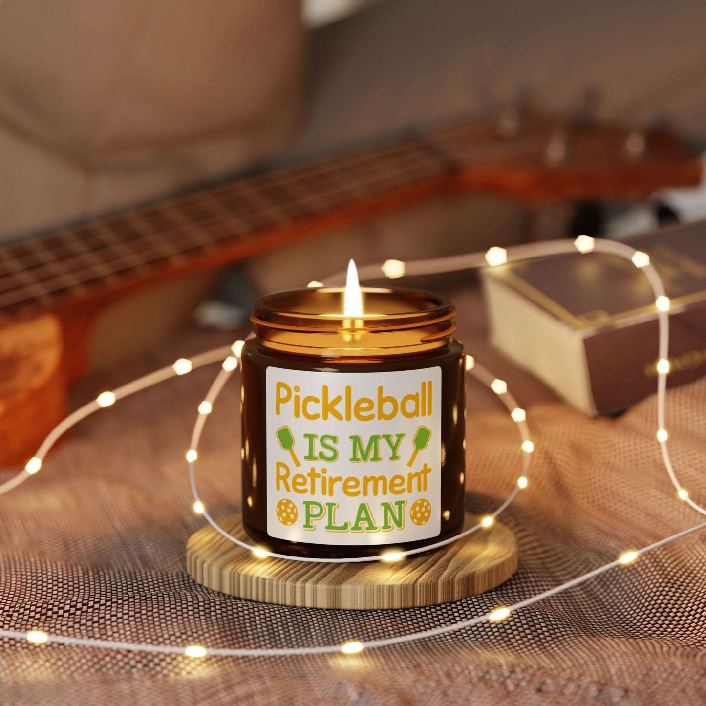Pickleball Delightful Candle - Pickleball Is My Retirement Plan
